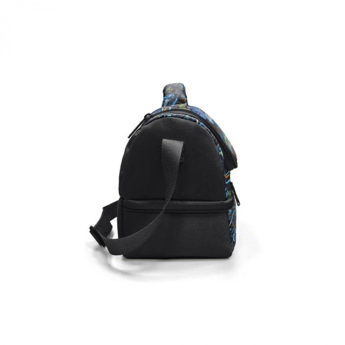 CORAL HIGH 37210 KIDS SİYAH ÇOK RENKLİ YARIŞ ARABASI DESENLİ THERMO İKİ KATLI  BESLENME ÇANTASI