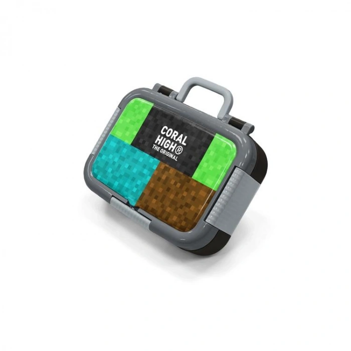 CORAL HIGH 39116 KIDS CRAFT DESENLİ DESENLİ 2 BÖLMELİ PASLANMAZ ÇELİK YEMEK KABI