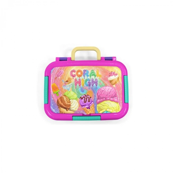 CORAL HIGH 39154 KIDS MİLKA DONDURMA DESENLİ 2 BÖLMELİ PASLANMAZ ÇELİK YEMEK KABI
