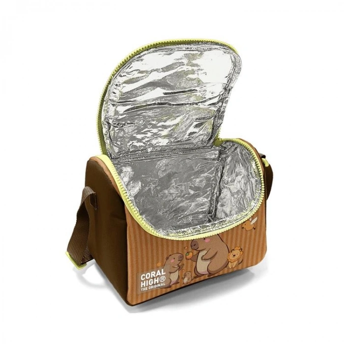 CORAL HIGH 11799 KIDS CAPYBARA DESENLİ THERMO BESLENME ÇANTASI