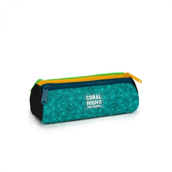 CORAL HIGH 31016 CRAFT DESENLİ ÜÇ BÖLMELİ KALEM ÇANTASI