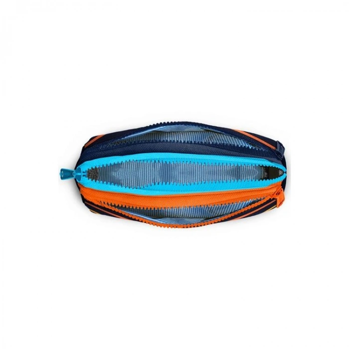 CORAL HIGH 31031 ÇOK RENKLİ ÇİZGİ DESENLİ ÜÇ BÖLMELİ KALEM ÇANTASI