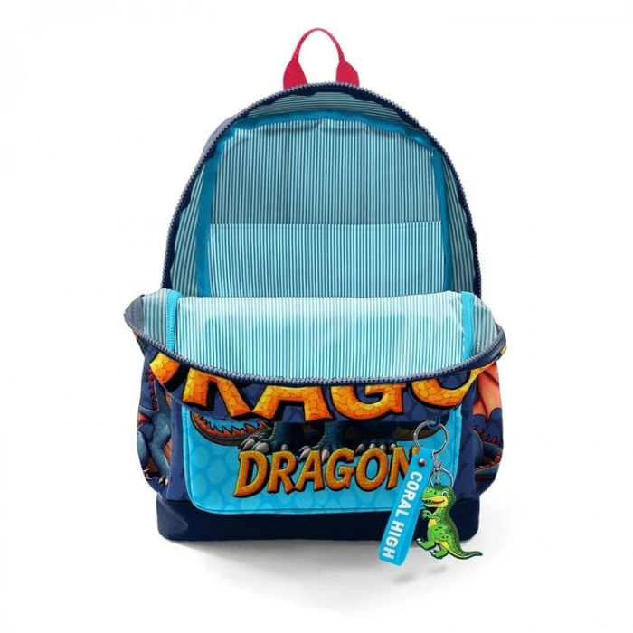 CORAL HIGH 33213 DRAGON DESENLİ DÖRT BÖLMELİ SIRT ÇANTASI