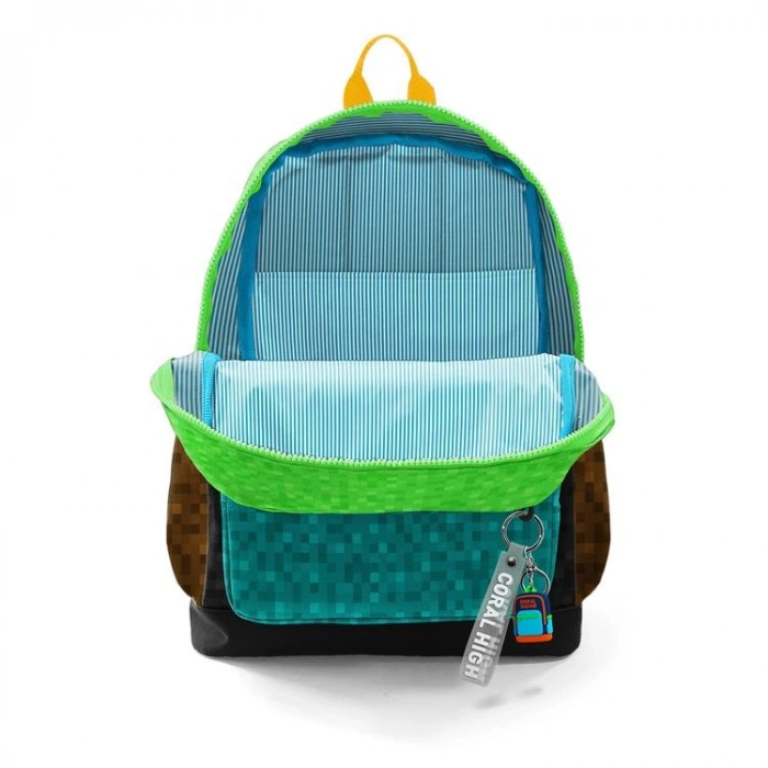 CORAL HIGH 33216 CRAFT DESENLİ DÖRT BÖLMELİ SIRT ÇANTASI