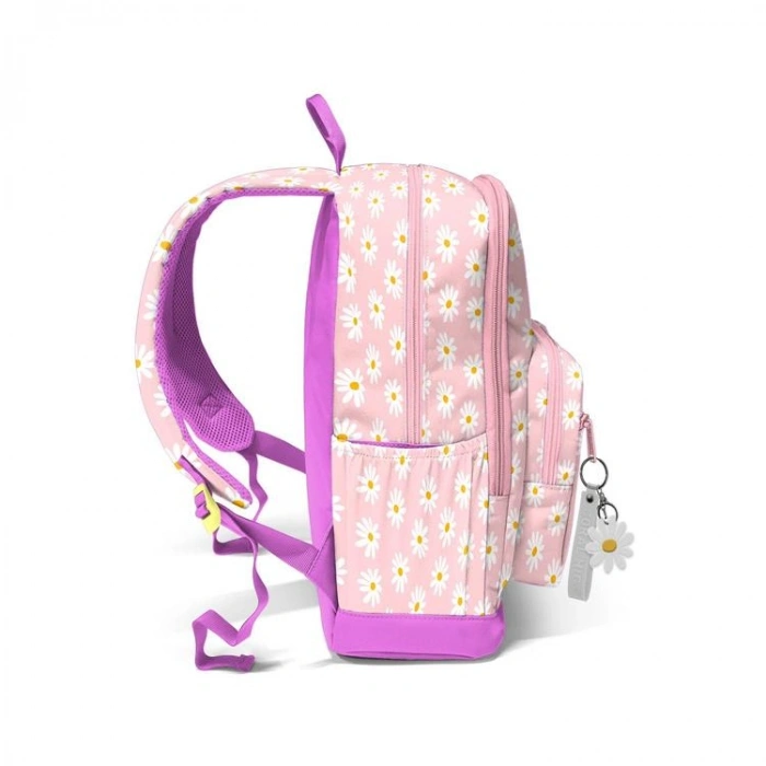 CORAL HIGH 33224 PAPATYA DESENLİ DÖRT BÖLMELİ SIRT ÇANTASI