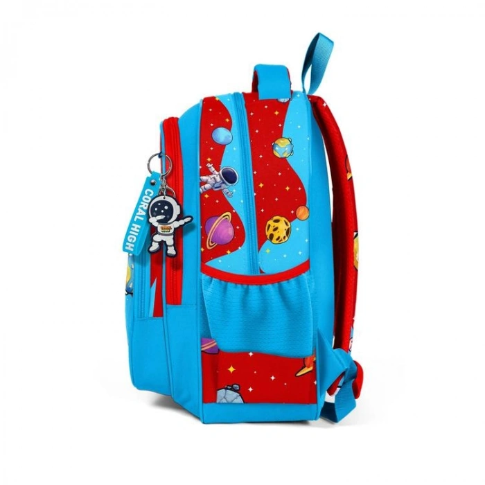 CORAL HIGH 33245 ASTRONOT UZAY DESENLİ ÜÇ BÖLMELİ SIRT ÇANTASI