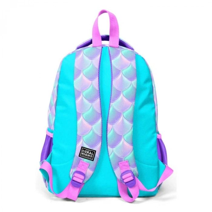 CORAL HIGH 33256 UNICORN DENİZATI DESENLİ ÜÇ BÖLMELİ SIRT ÇANTASI