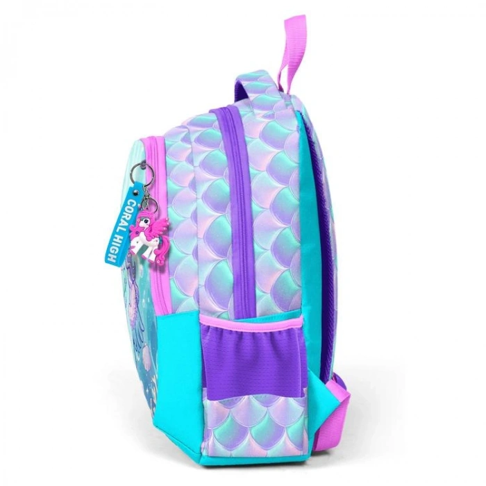 CORAL HIGH 33256 UNICORN DENİZATI DESENLİ ÜÇ BÖLMELİ SIRT ÇANTASI