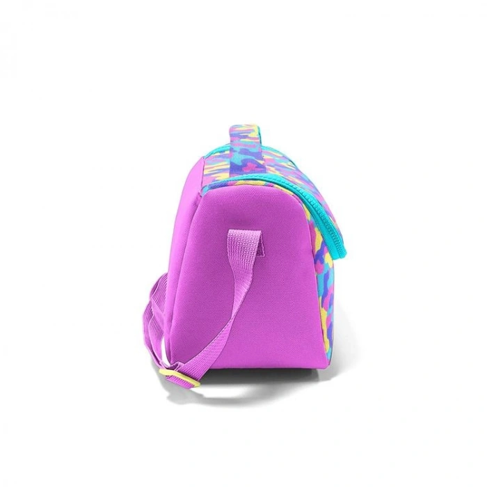 CORAL HIGH 37101 PEMBE SARI LAVANTA KAMUFLAJ DESENLİ THERMO BESLENME ÇANTASI