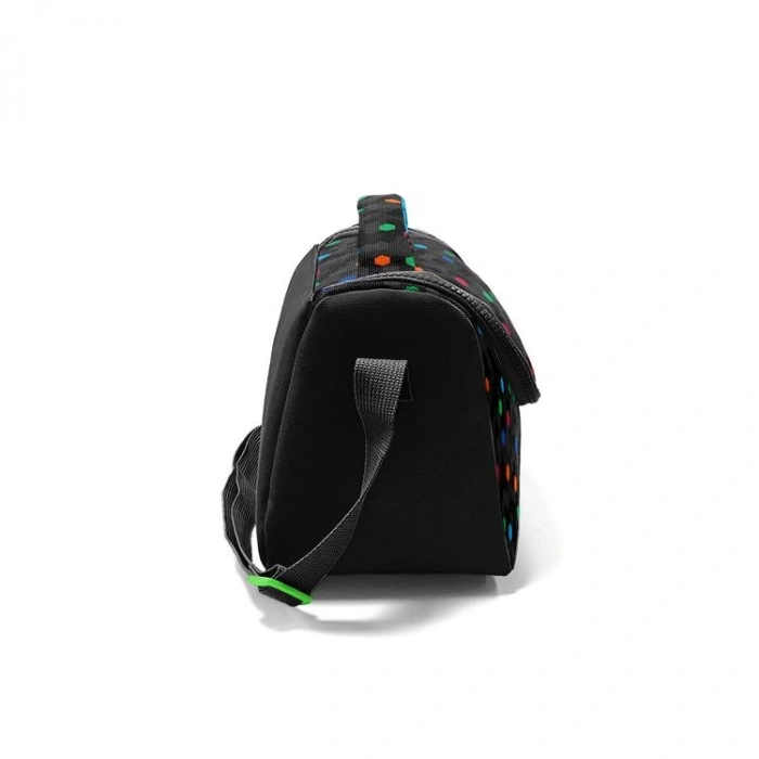 CORAL HIGH 37110 SİYAH RENKLİ PETEK DESENLİ THERMO BESLENME ÇANTASI