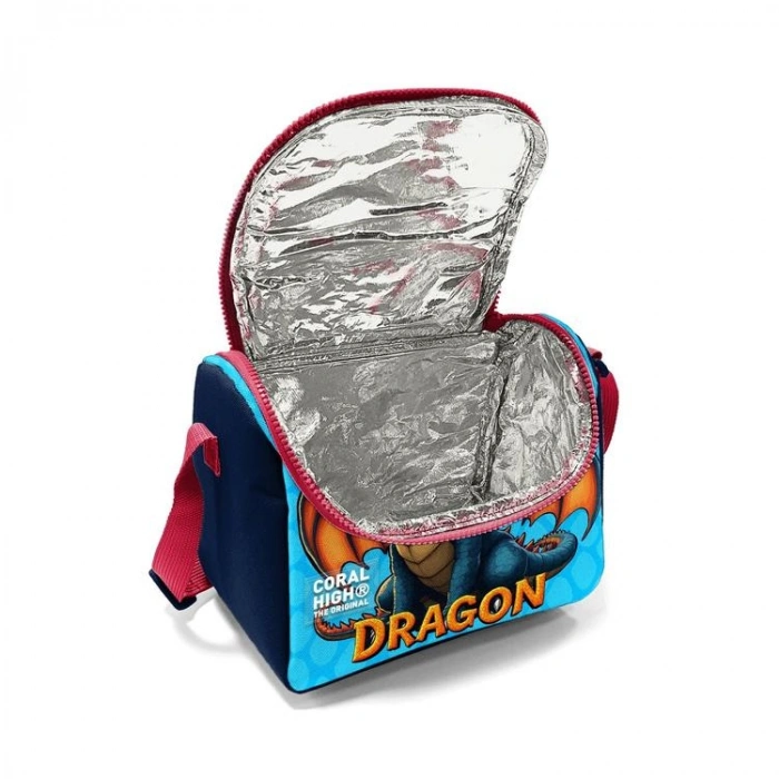 CORAL HIGH 37113 DRAGON DESENLİ THERMO BESLENME ÇANTASI