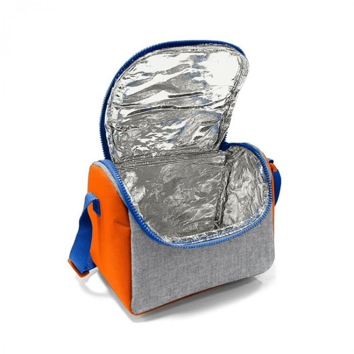 CORAL HIGH 37121 GRİ SARI DESENLİ THERMO BESLENME ÇANTASI