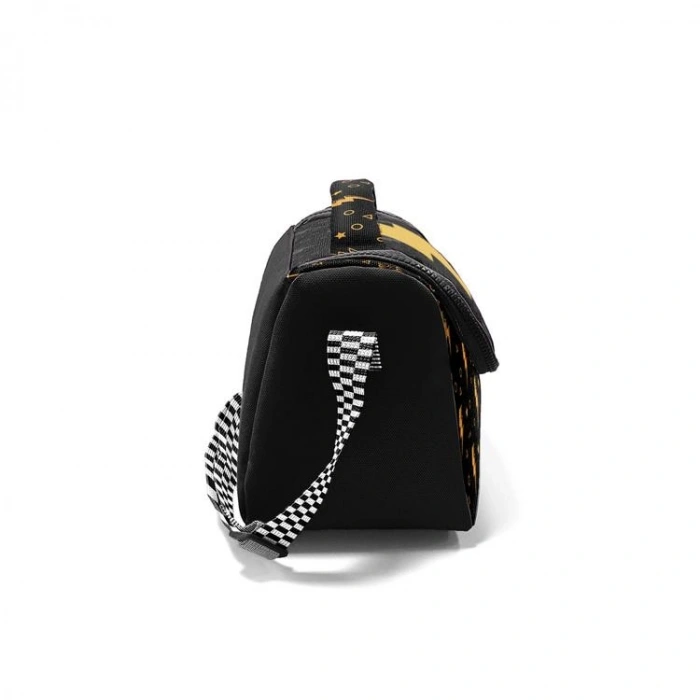 CORAL HIGH 37120 SİYAH NEVER GİVE UP DESENLİ THERMO BESLENME ÇANTASI