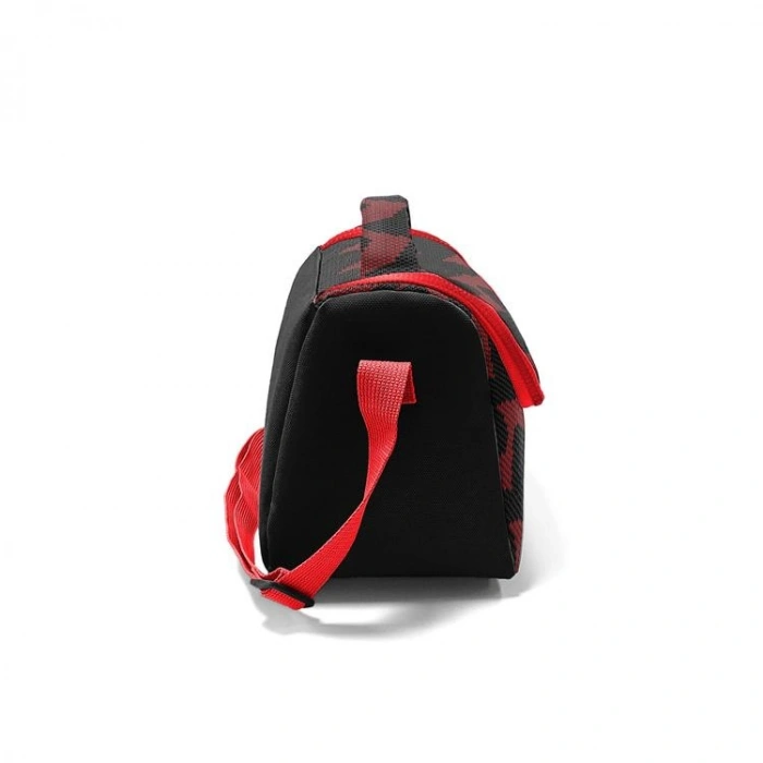 CORAL HIGH 37133 GRİ SİYAH KIRMIZI DESENLİ THERMO BESLENME ÇANTASI