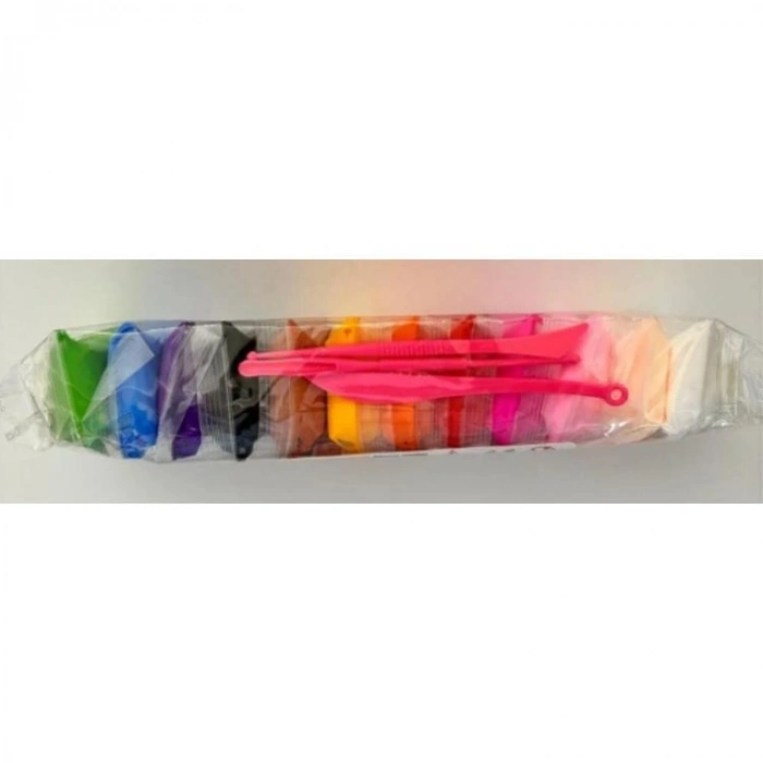 SÜDOR LC01 ZIPLAYAN OYUN HAMURU SETİ 12 RENK TEK PAKET