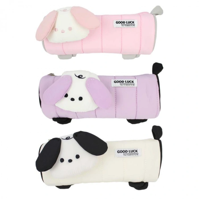 CEM DOLPHIN PC-9013 SİLİNDİR KÖPEK 19 x 8 cm KALEM ÇANTASI  - TEKLİ