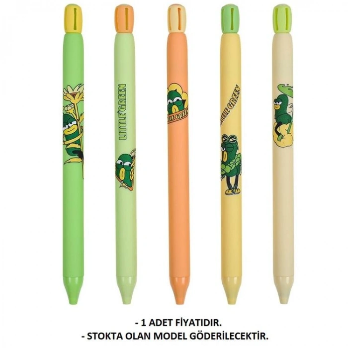 DOLPHIN ZS-1075A LITTLE GREEN JEL KALEM - TEKLİ