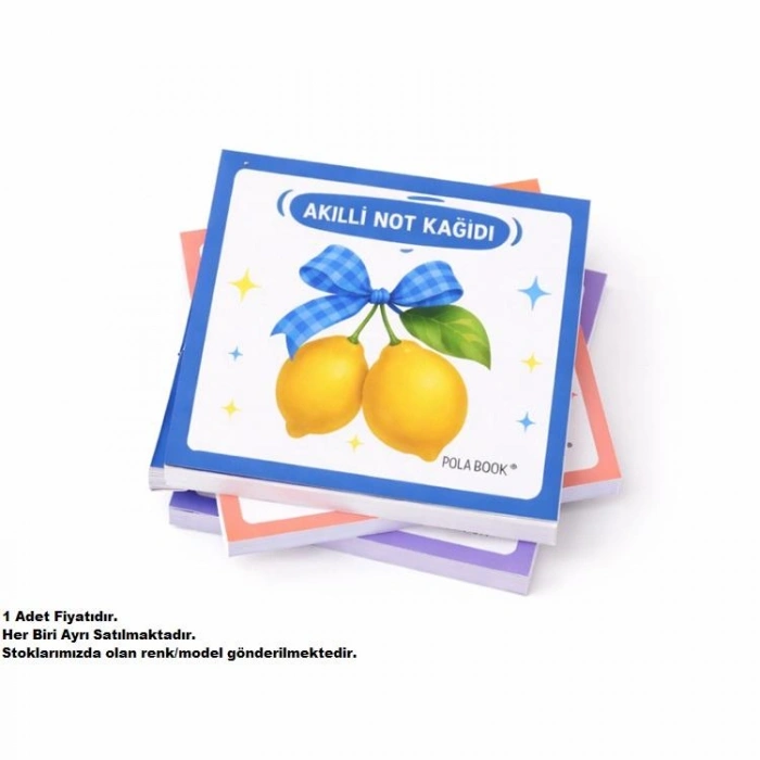 POLA BOOK HKP052 SMART POST-İT ELEKTROSTATİK SÖK-TAK  6.8x6.8cm 50 YP. AKILLI NOT KAĞIDI - TEKLİ