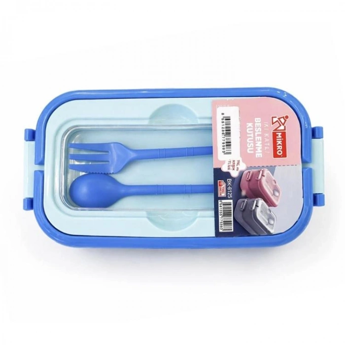 MİKRO BK-6125 2 KATLI PLASTİK  BESLENME YEMEK KABI/KUTUSU