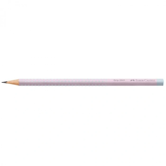 FABER CASTELL GRIP 2001 FLOW EDITION ÜÇGEN KURŞUN KALEM PEMBE - MAVİ 5244117008 - TEKLİ
