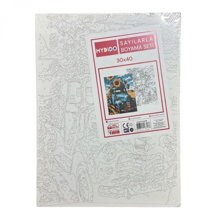 MYDİDO MYT3040SB 30X40CM SAYILARLA BOYAMA TUVAL SETİ  - TEKLİ
