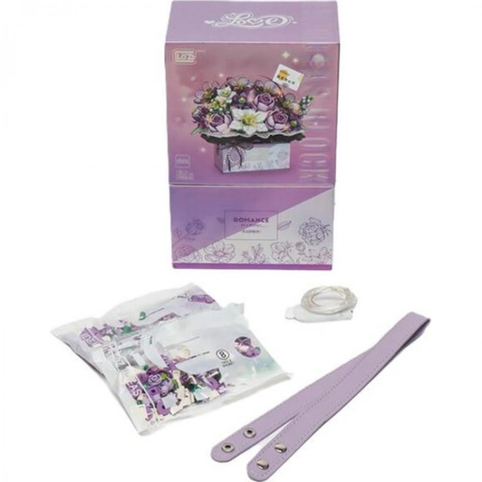 VAGONLIFE LOZ 1952 LEDLİ MOR GÜL BUKETİ 1179 PARÇA BLOCK OYUNCAK 15+