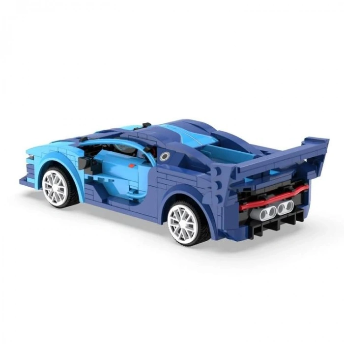 VAGONLIFE CADA C51073W BLUE RACE CAR MAVİ YARIŞ ARABASI 2.4Ghz DUAL MODE CONTROL 325 PARÇA BLOCK OYUNCAK 6+