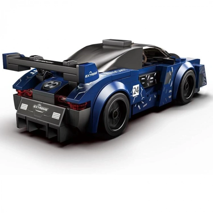 VAGONLIFE CADA C55051W GECE FLAŞI SPOR ARABA MODELİ 162 PARÇA BLOCK OYUNCAK 6+