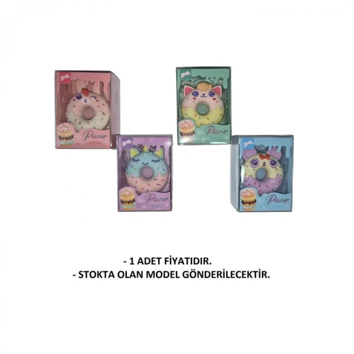 PIANO 710358 COOKIE ŞEKİLLİ RENKLİ SİLGİ - TEKLİ