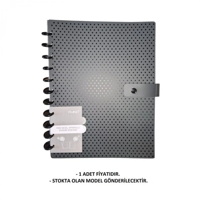 PIANO 719579 YENİ NESİL SPİRALLİ A4 SUNUM DOSYASI