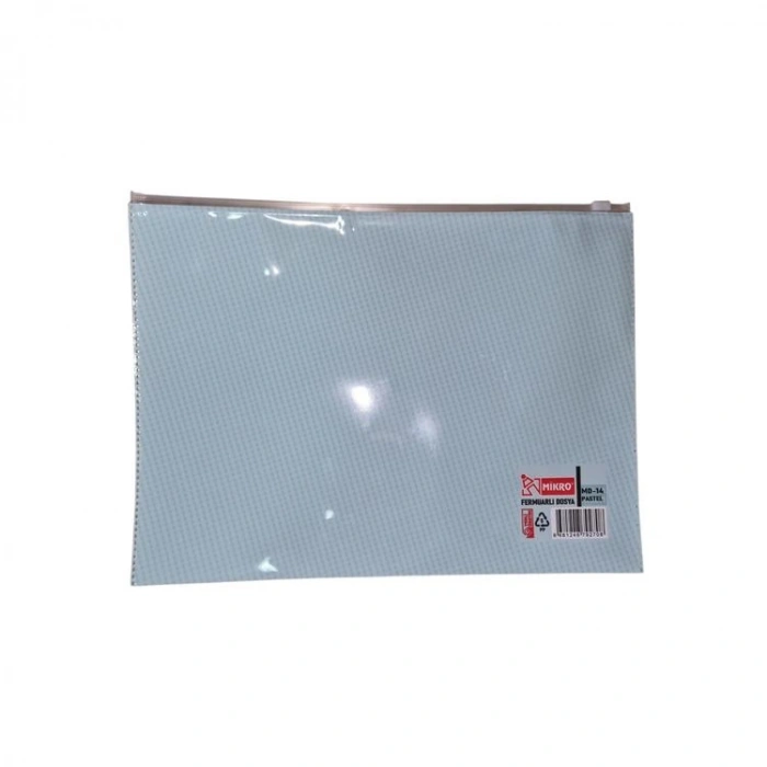 MİKRO MD-14 PASTEL RENK FERMUARLI EVRAK DOSYA - TEKLİ