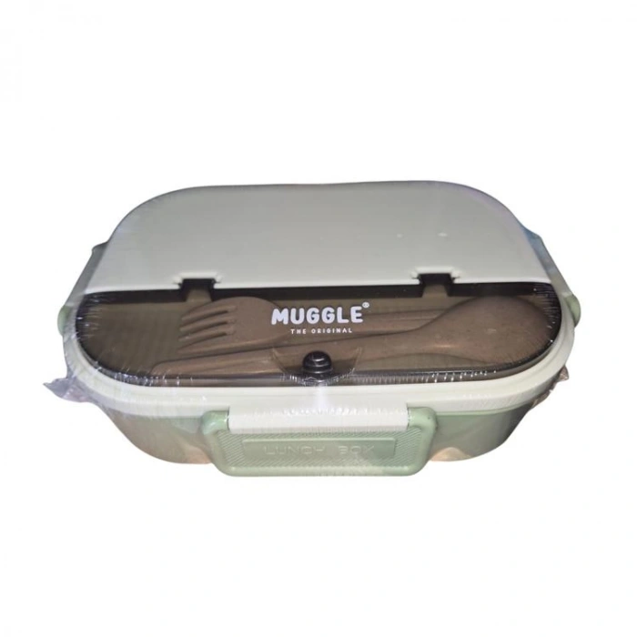 MUGGLE MS-12 304 PASLANMAZ ÇELİK 3 BÖLMELİ 1000 ML BESLENME YEMEK KABI/KUTUSU
