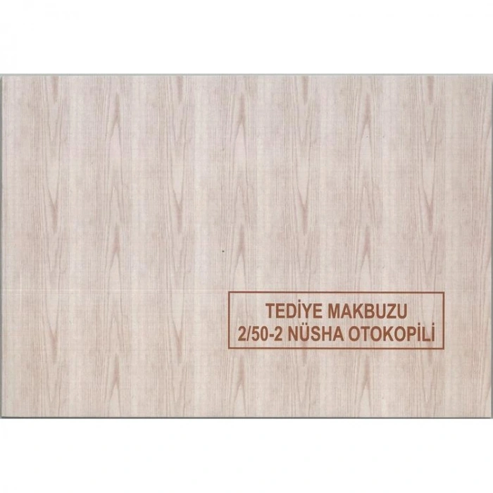 DİLMAN TEDİYE MAKBUZU 2/50-2 NÜSHA OTOKOPİLİ