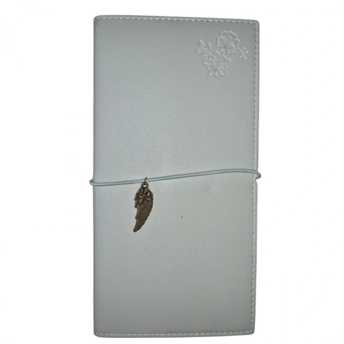 VICTORIAS JOURNALS CHARM KUŞ 126-2751 VEGAN DERİ KAPAK 9X19cm 100gr. 80YP. PLANLAYICI (NOKTALI) DEFTER YEŞİL