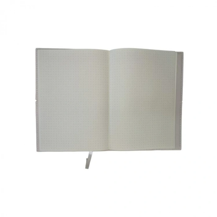 VICTORIAS JOURNALS CHARM ÇİÇEK 126-2738 VEGAN DERİ KAPAK A5 100 gr. 96 YP. KREM NOKTALI DEFTER PASTEL SARI