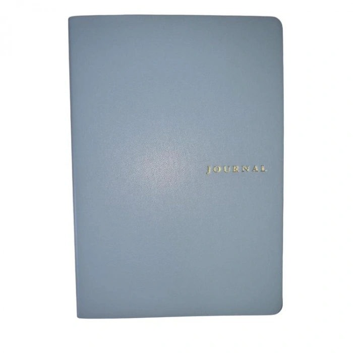 VICTORIAS JOURNALS SMYTH ART 126-2799 ESNEK KAPAK A5 100gr. 96YP. ÇİZGİSİZ (DÜZ) KENAR DESENLİ DEFTER TURKUAZ