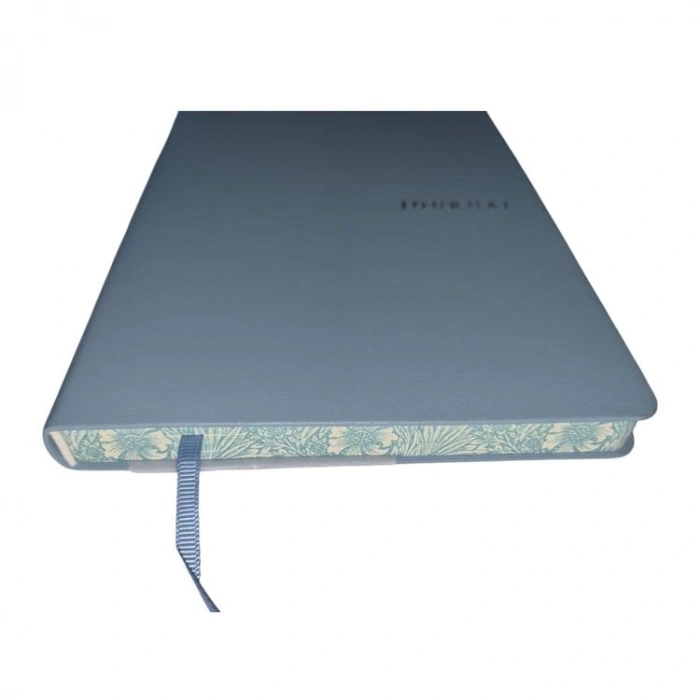 VICTORIAS JOURNALS SMYTH ART 126-2799 ESNEK KAPAK A5 100gr. 96YP. ÇİZGİSİZ (DÜZ) KENAR DESENLİ DEFTER TURKUAZ