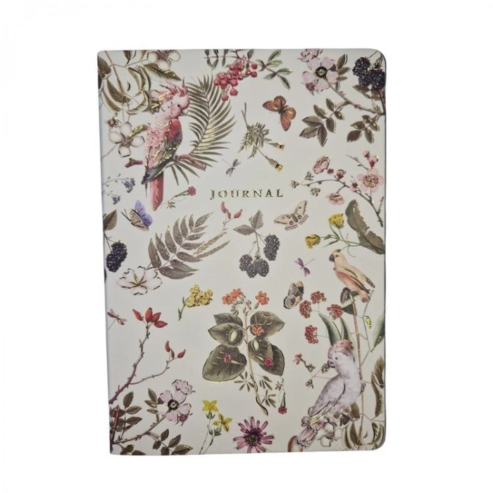 VICTORIAS JOURNALS SMYTH ART 126-2786 ESNEK KAPAK A5 100gr. 120YP. ÇİZGİLİ YALDIZ KENAR DEFTER