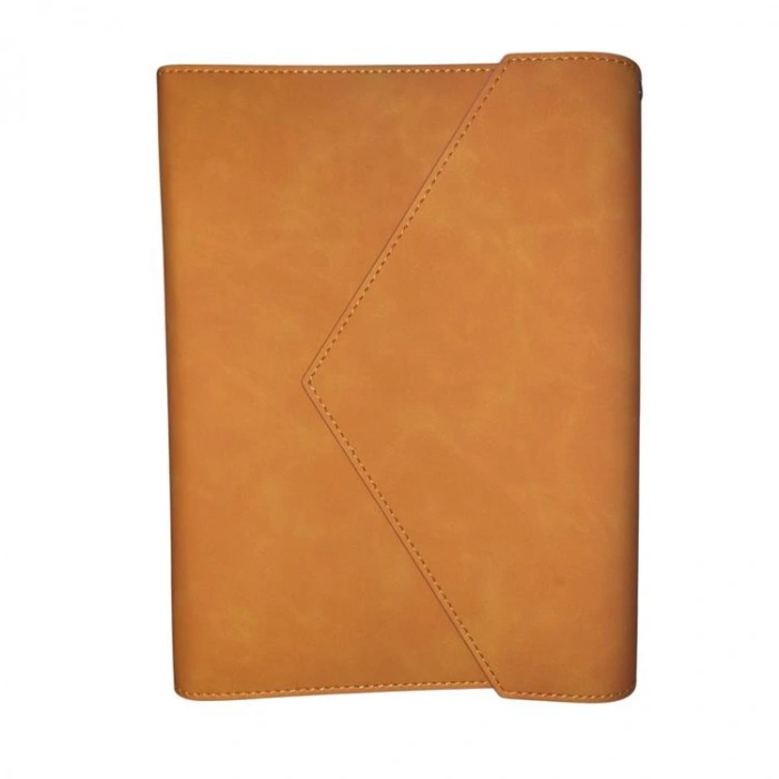 VICTORIAS JOURNALS MUSE 126-2726 KUTULU VEGAN DERİ A5 120 GR. 96 YP. DEĞİŞTİRİLEBİLEN İÇ ÇİZGİLİ ORGANİZER DEFTER TURUNCU