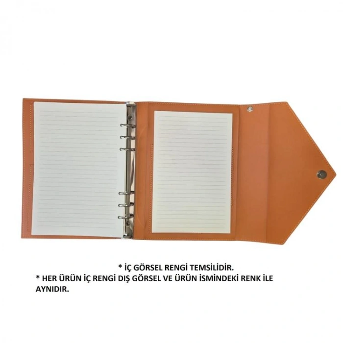 VICTORIAS JOURNALS MUSE 126-2728 KUTULU VEGAN DERİ A5 120 GR. 96 YP. DEĞİŞTİRİLEBİLEN İÇ ÇİZGİLİ ORGANİZER DEFTER PUDRA PEMBE