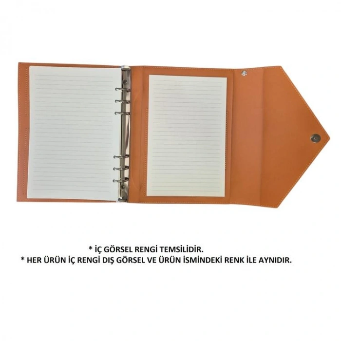 VICTORIAS JOURNALS MUSE 126-2731 KUTULU VEGAN DERİ A5 120 GR. 96 YP. DEĞİŞTİRİLEBİLEN İÇ ÇİZGİLİ ORGANİZER DEFTER SİYAH