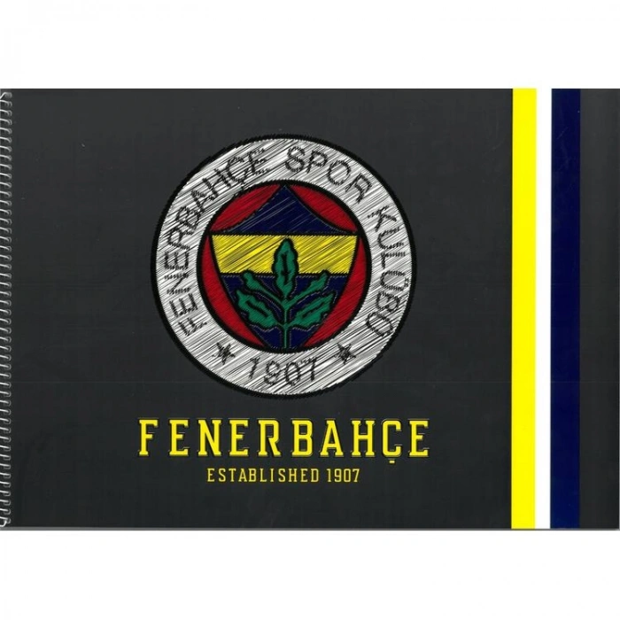 TMN FENERBAHÇE SPİRALLİ KARTON KAPAK 24X34 RESİM DEFTERİ 15 YP. 463633