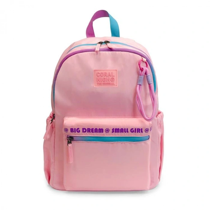CORAL HIGH 24424 PEMBE BİG DREAM SMALL GİRL ÜÇ BÖLMELİ SIRT ÇANTASI