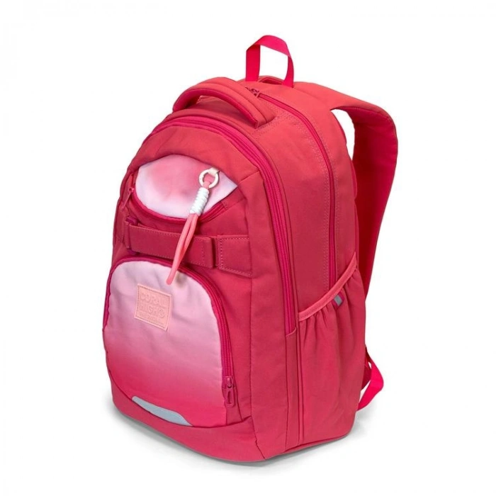 CORAL HIGH 24433 RENK GEÇİŞLİ PEMBE MERCAN DÖRT BÖLMELİ SIRT ÇANTASI