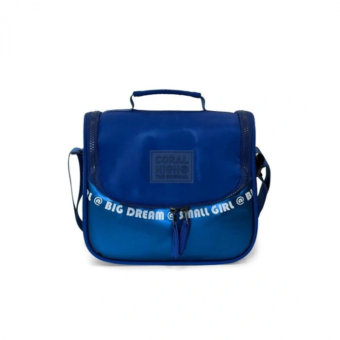 CORAL HIGH 27413 MAVİ BİG DREAM SMALL GİRL DESENLİ THERMO BESLENME ÇANTASI