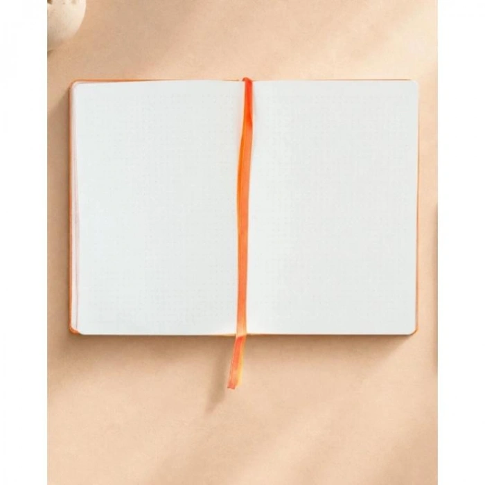 VICTORIAS JOURNALS 126-2645 FLEUR VEGAN DERİ SERT KAPAK A5 120gr.80P. NOKTALI DEFTER - MOR