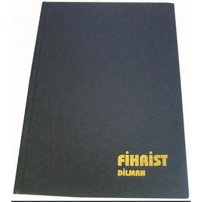 DİLMAN 1014  FİHRİST LÜKS CİLTLİ SERT KAPAK 20X28 28YP.