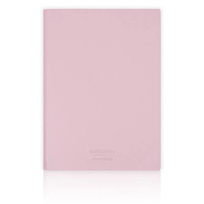 VICTORIAS JOURNALS 1028 SOFTTONS ESNEK KAPAK  B5 17x25cm 80gr. 128 YP. KREM KARELİ DEFTER PASTEL PUDRA