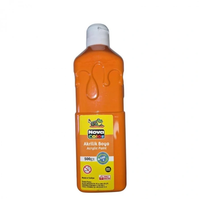 NOVA COLOR NC-388 AKRİLİK BOYA 500gr. TURUNCU
