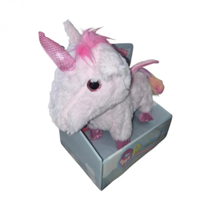 HALLEY PL50131 SESLİ HAREKETLİ 28 CM PELUŞ UNICORN 3+